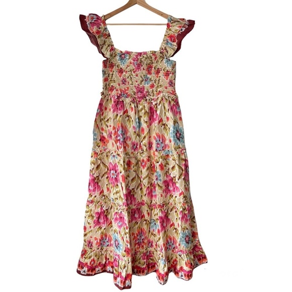 House Of Harlow 1960 Zoey Khaki Maxi Dress - Picture 1 of 12